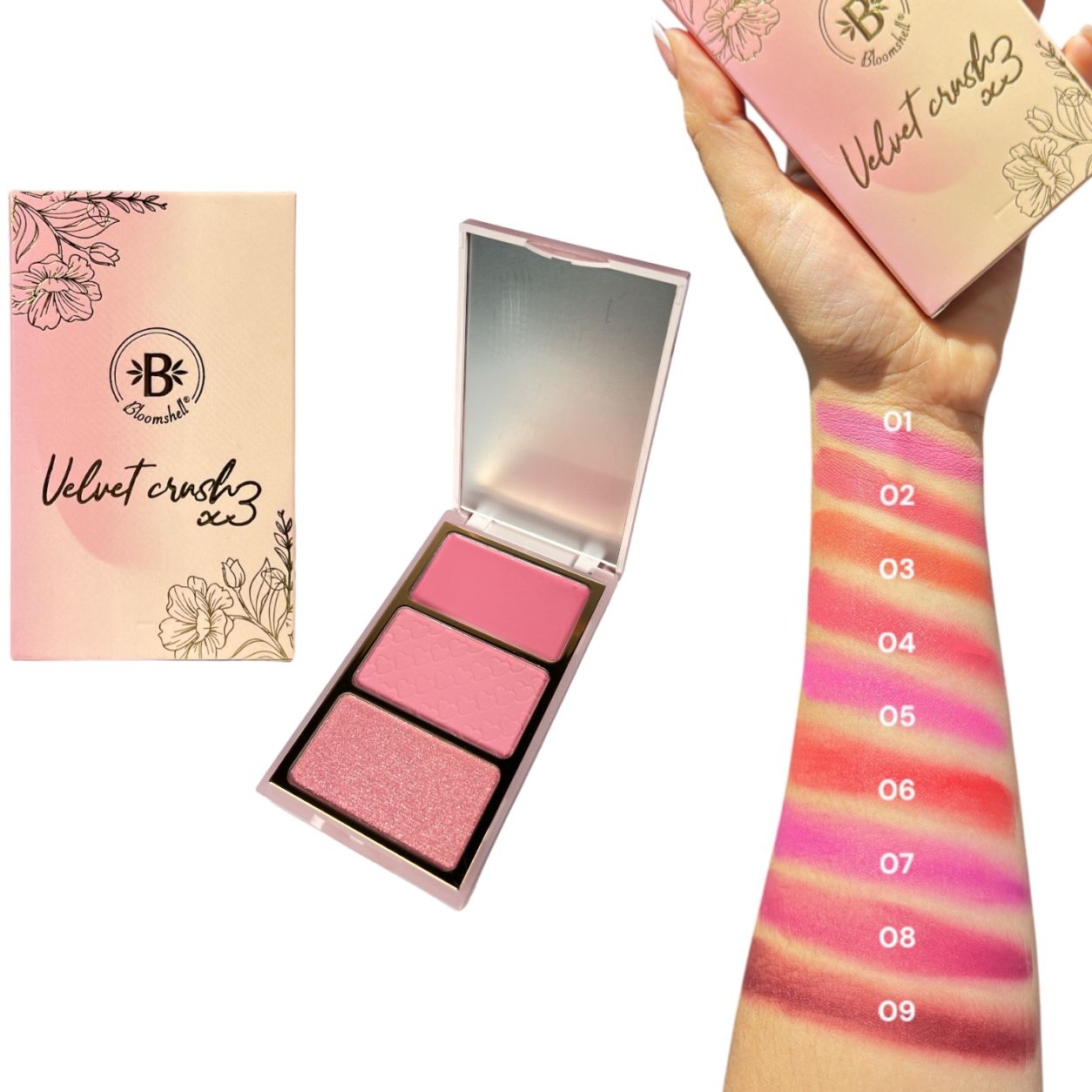 Rubor Velvet Crush Bloomshell — ROSTRO