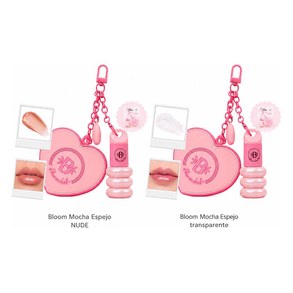Llavero Brillo Hidratante Bloom Espejo Bloomshell