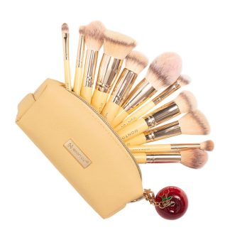 Kit Amor Y Amistad Brochas Viajeras Y Lip Balm Cereza Montoc