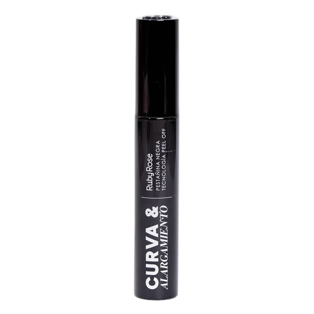 Pestañina Peel Off Rizo Y Alargamiento Negra Ruby Rose 11ml CE-8309-RA03 — Ruby-Rose, OJOS