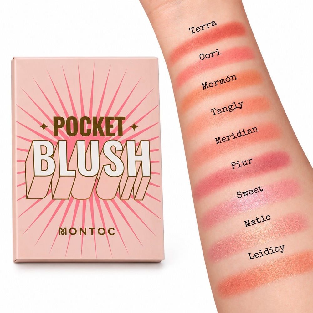 Rubor Compacto Pocket Blush Montoc 7g — ROSTRO