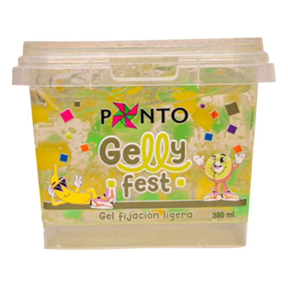 Gel Fijador Gelly Fest Fijacion Ligera Ponto Hair 380Ml — Cabello